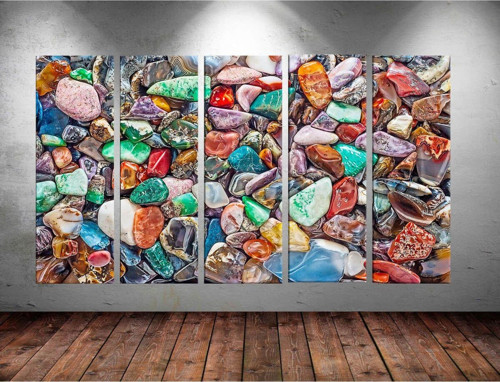 Dev Boyut 5 Parçalı Kanvas Tablo 150x90 cm