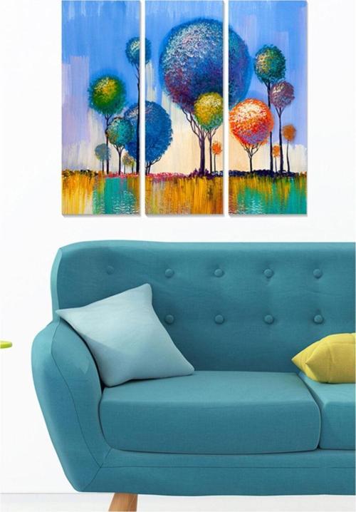 3 Parçalı Mdf Tablo