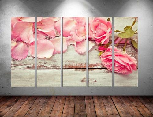 Dev Boyut 5 Parçalı Kanvas Tablo 150x90 cm