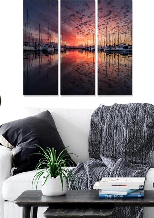 3 Parçalı Mdf Tablo