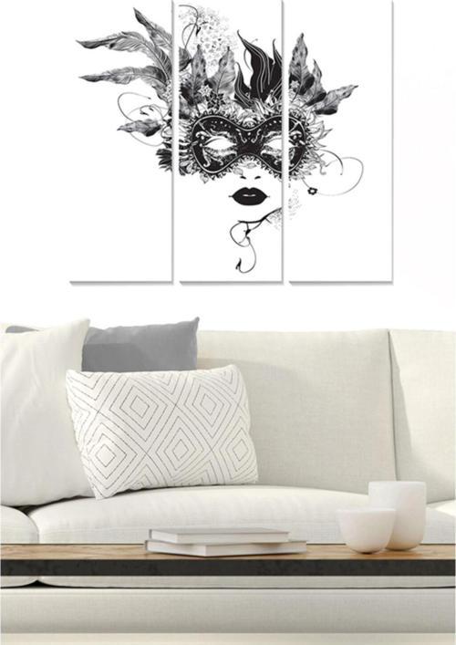 3 Parçalı Mdf Tablo