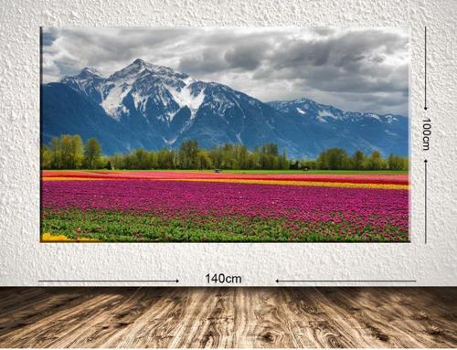 Dev Boyut Manzara Kanvas Tablo 100x140 cm