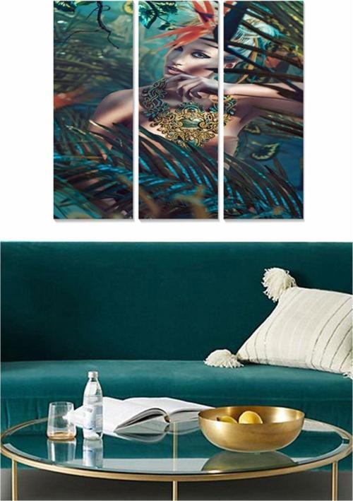 3 Parçalı Mdf Tablo