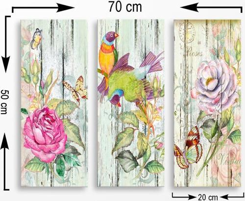 3 Parçalı Mdf Tablo
