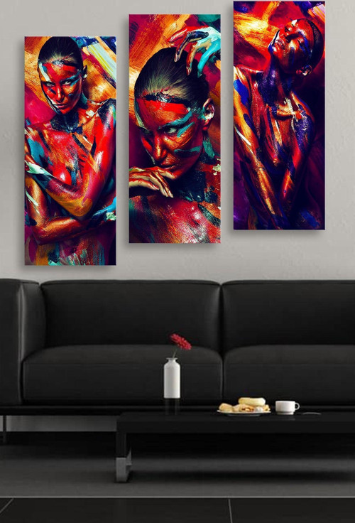 3 Parçalı Mdf Tablo