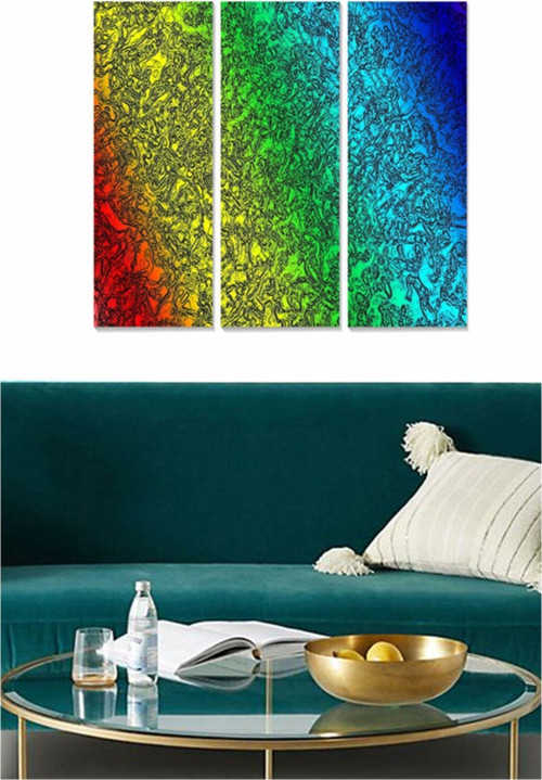 3 Parçalı Mdf Tablo
