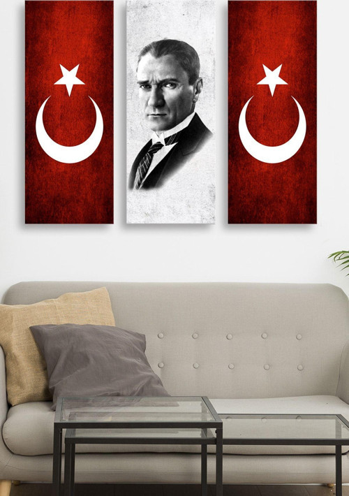 3 Parçalı Mdf Tablo