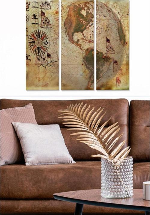 3 Parçalı Mdf Tablo