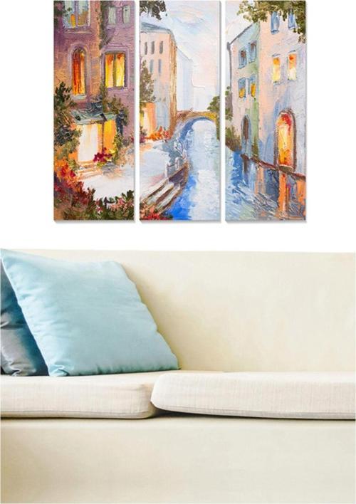 3 Parçalı Mdf Tablo