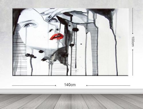 Dev Boyut Dekoratif Kanvas Tablo 100x140 cm