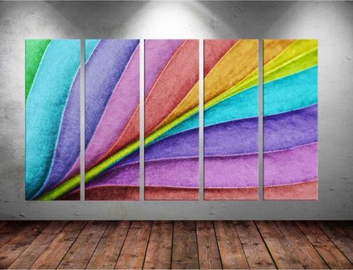 Dev Boyut 5 Parçalı Kanvas Tablo 150x90 cm