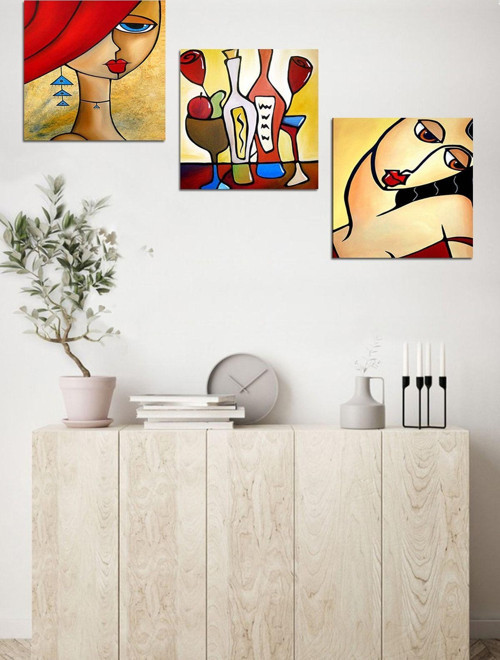 3 Parçalı Mdf Tablo