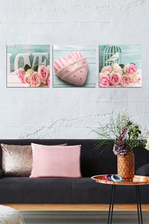 3 Parçalı Mdf Tablo