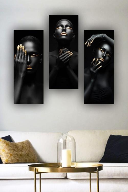 3 Parçalı Mdf Tablo
