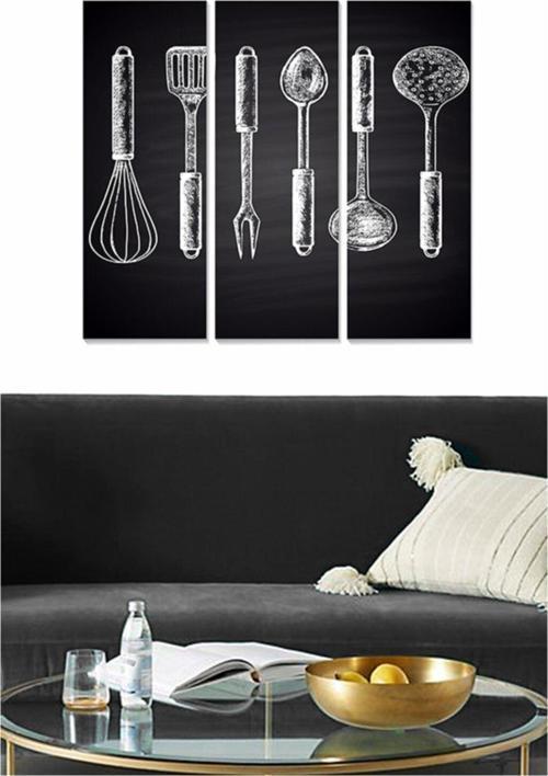 3 Parçalı Mdf Tablo