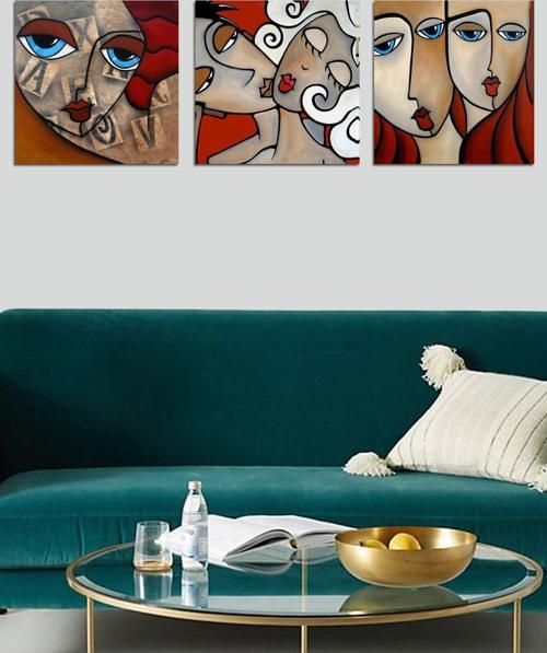 3 Parçalı Mdf Tablo