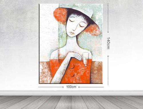 Dev Boyut Dekoratif Kanvas Tablo 100x140 cm