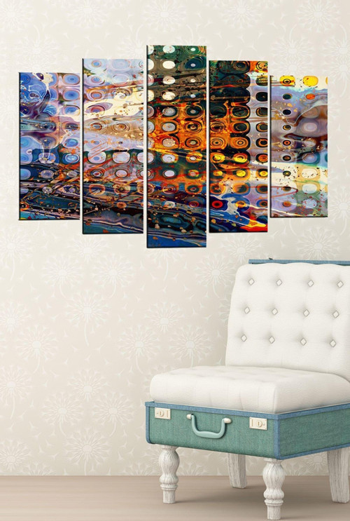 5 Parçalı 120x60 cm Mdf Tablo