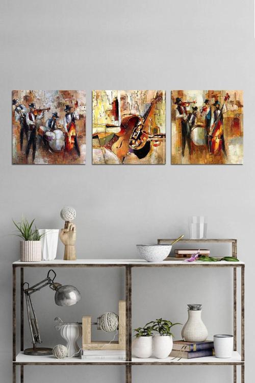 3 Parçalı Mdf Tablo