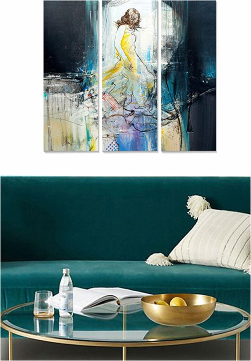 3 Parçalı Mdf Tablo