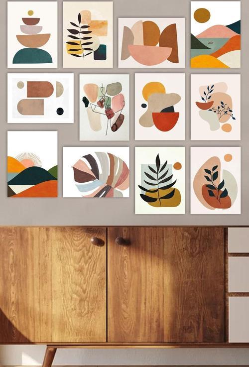 12 Parçalı Mdf Tablo Seti