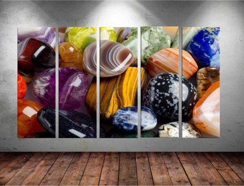 Dev Boyut 5 Parçalı Kanvas Tablo 150x90 cm