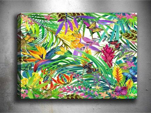 30x40 cm Tropikal Kanvas Tablo