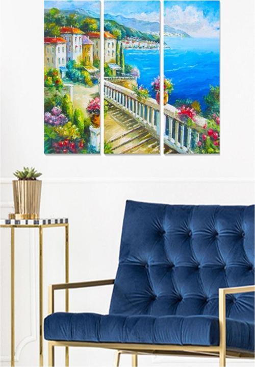 3 Parçalı Mdf Tablo