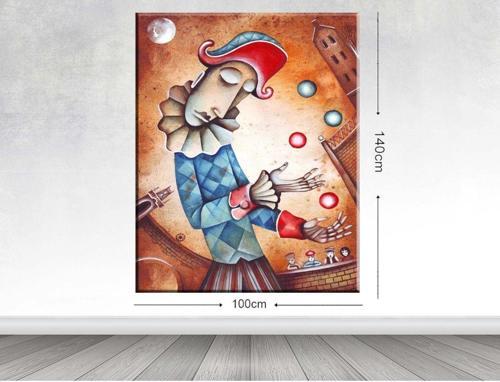 Dev Boyut Dekoratif Kanvas Tablo 100x140 cm