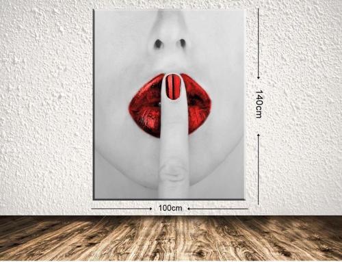 Dev Boyut Dekoratif Kanvas Tablo 100x140 cm