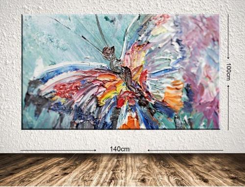 Dev Boyut Dekoratif Kanvas Tablo 100x140 cm