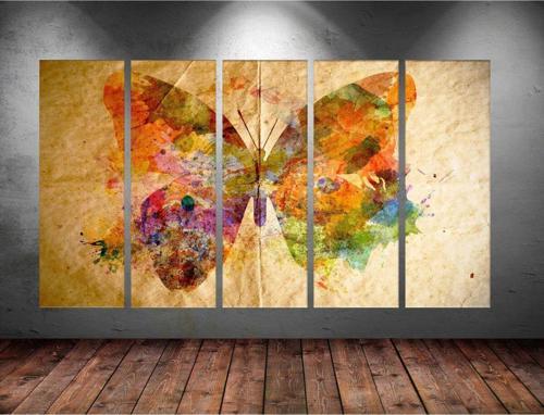 Dev Boyut 5 Parçalı Kanvas Tablo 150x90 cm
