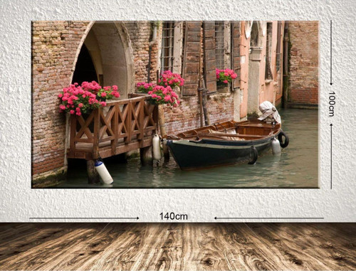Dev Boyut Manzara Kanvas Tablo 100x140 cm