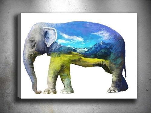 30x40 cm Tropikal Kanvas Tablo