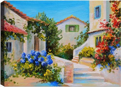 50x70 cm Manzara Kanvas Tablo