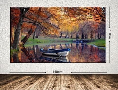 Dev Boyut Manzara Kanvas Tablo 100x140 cm