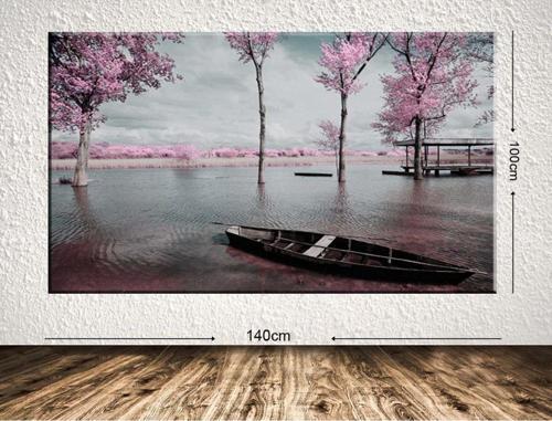 Dev Boyut Manzara Kanvas Tablo 100x140 cm