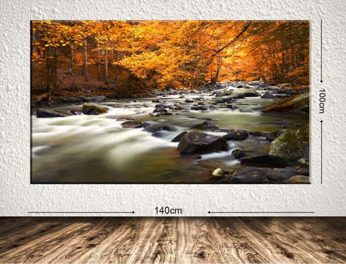 Dev Boyut Manzara Kanvas Tablo 100x140 cm