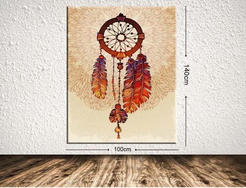 Dev Boyut Dekoratif Kanvas Tablo 100x140 cm