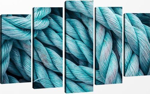 5 Parçalı Kanvas Tablo 60x100 cm