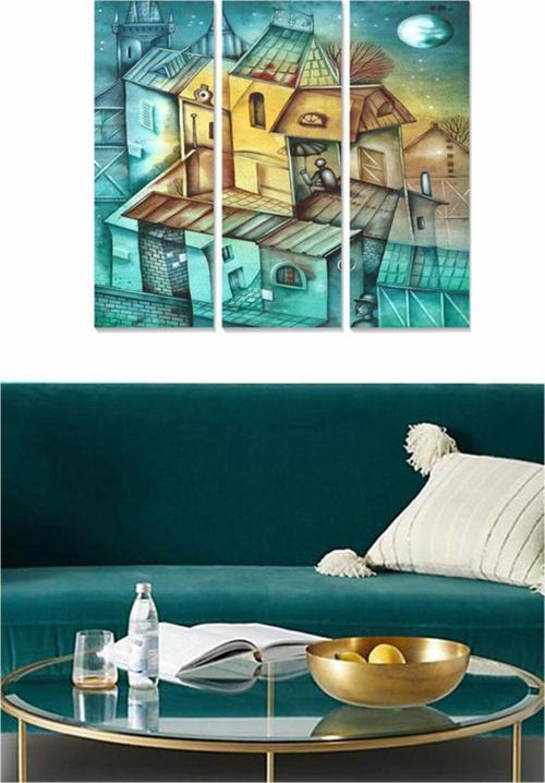 3 Parçalı Mdf Tablo