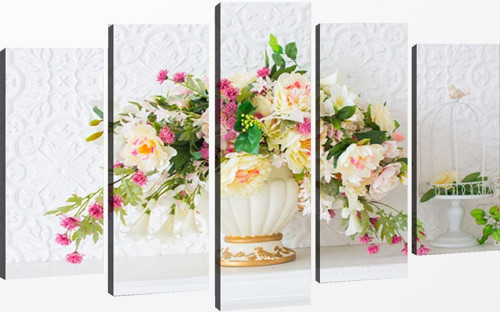 5 Parçalı Kanvas Tablo 60x100 cm