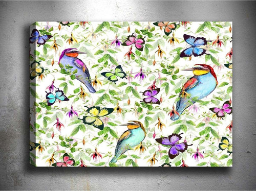 30x40 cm Tropikal Kanvas Tablo