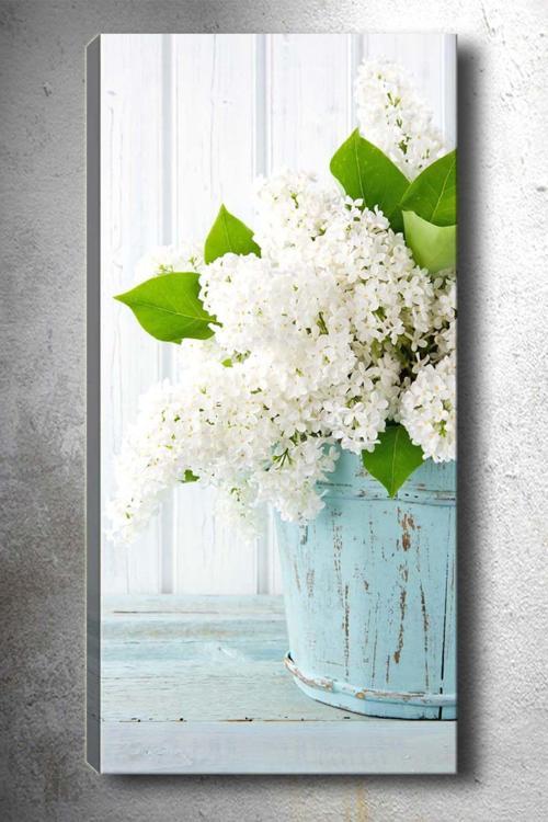 30x90 cm Çiçek Kanvas Tablo