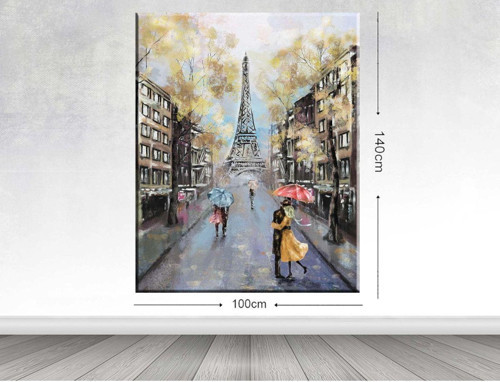 Dev Boyut Dekoratif Kanvas Tablo 100x140 cm
