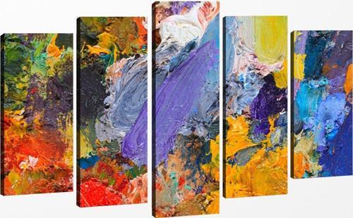 5 Parçalı Kanvas Tablo 60x100 cm