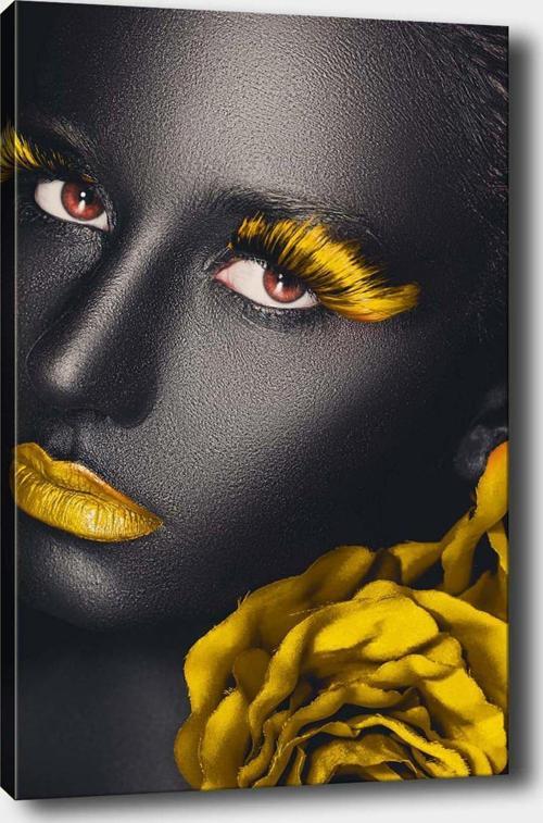 50x70 cm Afrikalı Bayan Kanvas Tablo