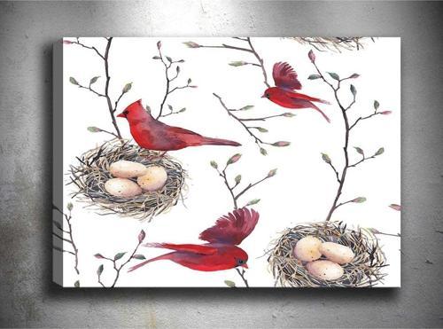 30x40 cm Tropikal Kanvas Tablo