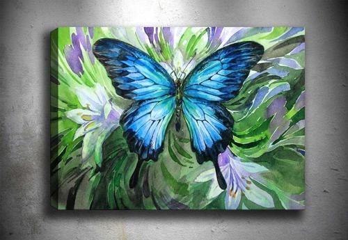 30x40 cm Tropikal Kanvas Tablo