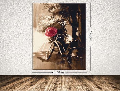 Dev Boyut Dekoratif Kanvas Tablo 100x140 cm